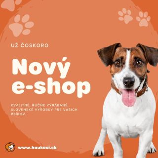 🔜 Nový e-shop už čoskoro ! 🐶 Všetci milovníci psíkov sa môžu tešiť na ručne vyrábané moderné a štýlové vodítka, obojky a...